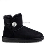 UGG Bailey Button Mini Bling Black