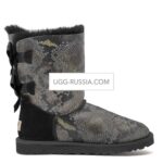 UGG Bailey Bow Snake Dark