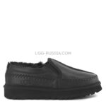 UGG Stitch Slip On Black Metal