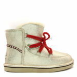 UGG Jimmy Choo Louge  Leather Gold Mini