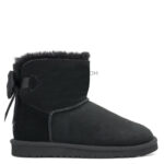 UGG Bailey Bow Mini Medallion Black