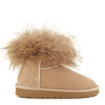 UGG Mini Fox Fur Sand