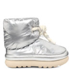 UGG Classic Maxi Short Metallic Silver
