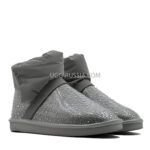 UGG Clear Quilty Boot Bling Grey