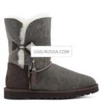 UGG Bailey Button Lilou Bomber Chocolate