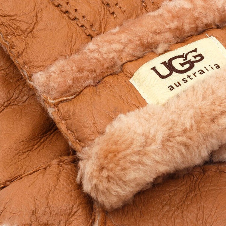 Перчатки UGG Gloves Three Rays Chestnut